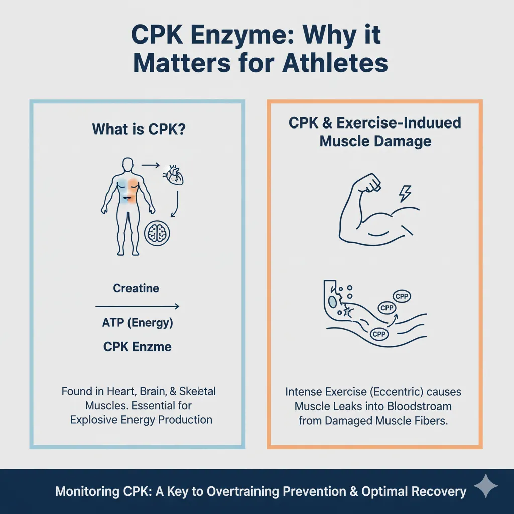 آنزیم CPK چیست و چرا در ورزش اهمیت دارد؟
