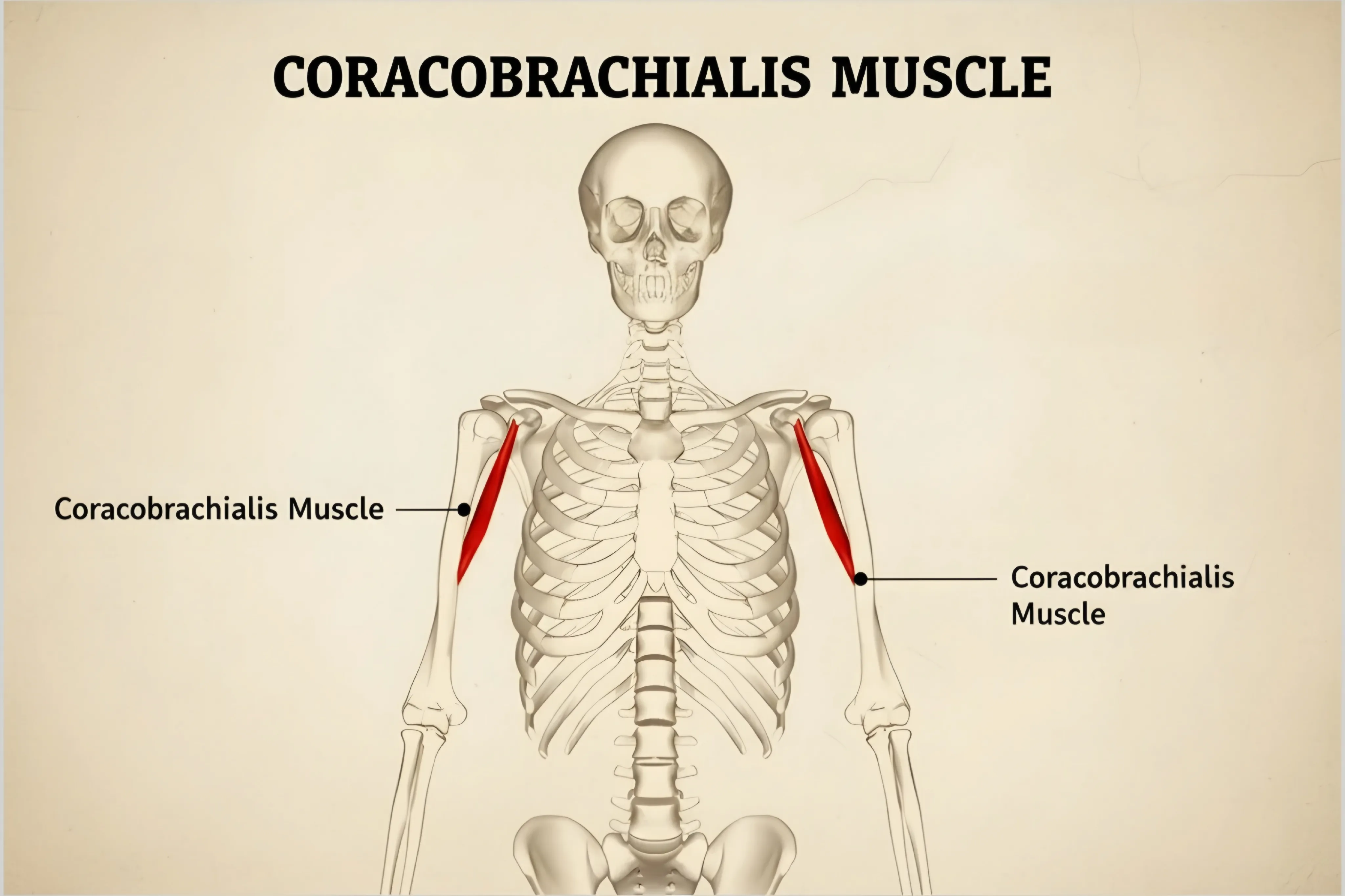 عضله غرابی بازویی (Coracobrachialis Muscle)