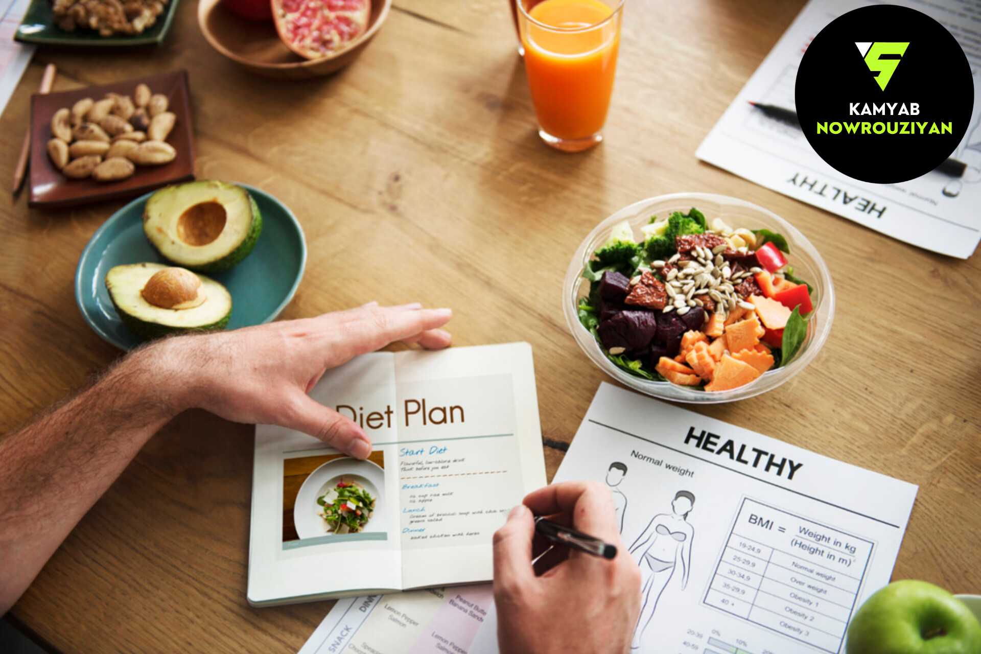 طراحی برنامه تغذیه ورزشی شخصی سازی شده 