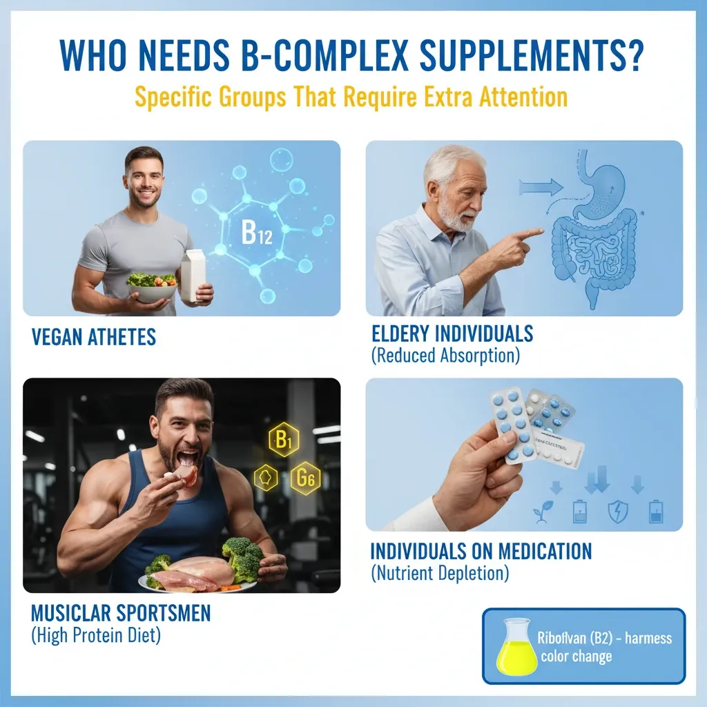 چه کسانی به مکمل B-Complex نیاز دارند؟