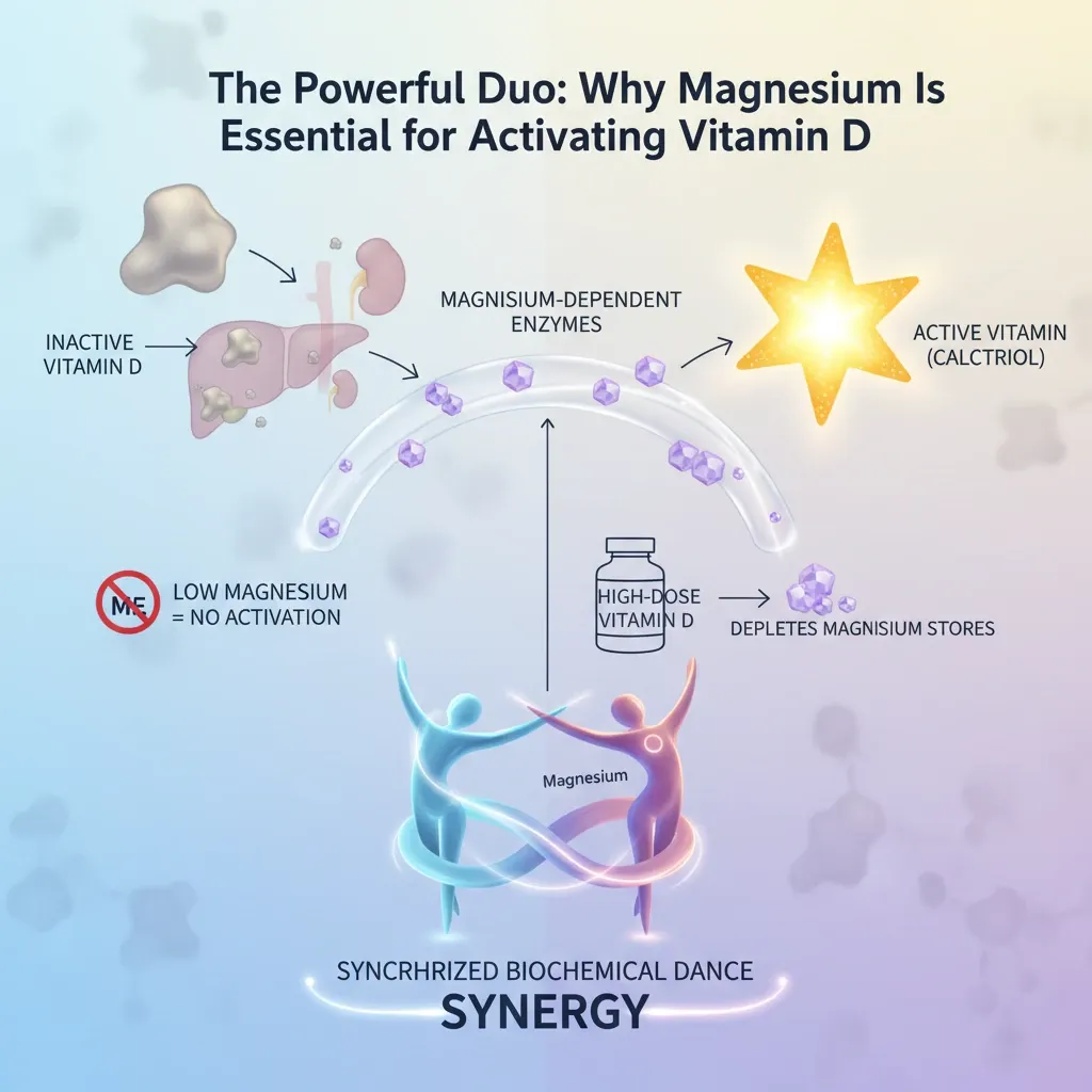 زوج قدرتمند: چرا منیزیم برای فعالسازی ویتامین D حیاتی است؟