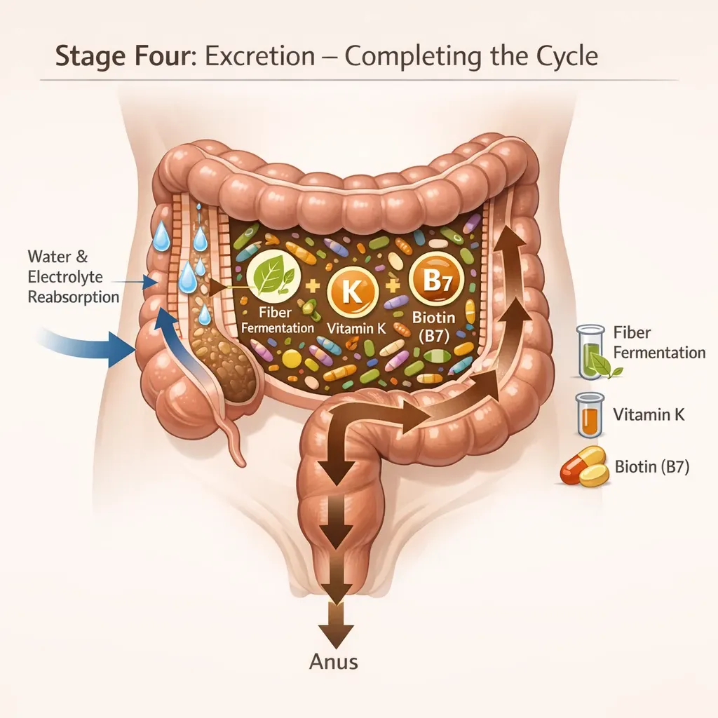 دفع (Excretion)؛ پایان چرخه