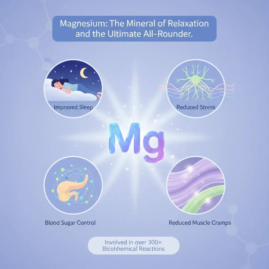 منیزیم: ماده معدنی آرامش و استاد همه‌کاره