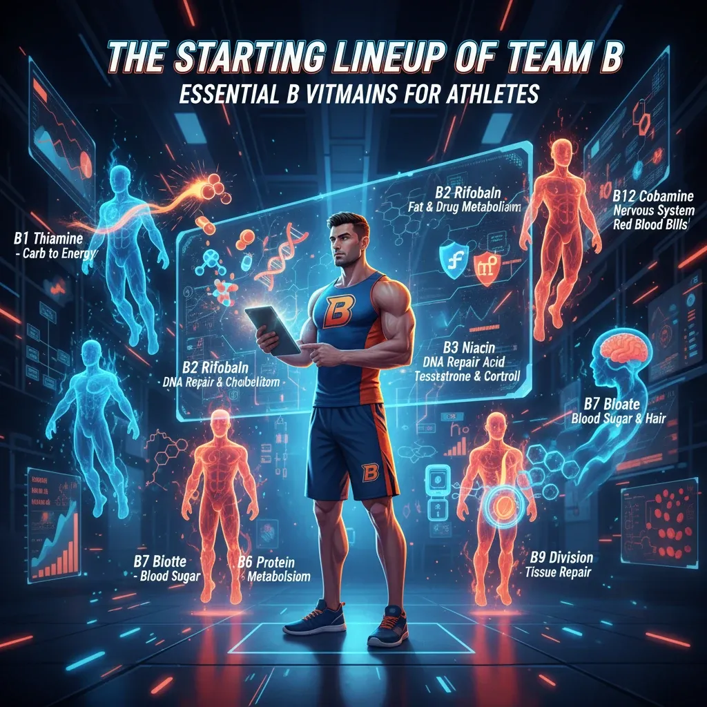لیست ویتامین های اصلی گروه B برای ورزشکاران