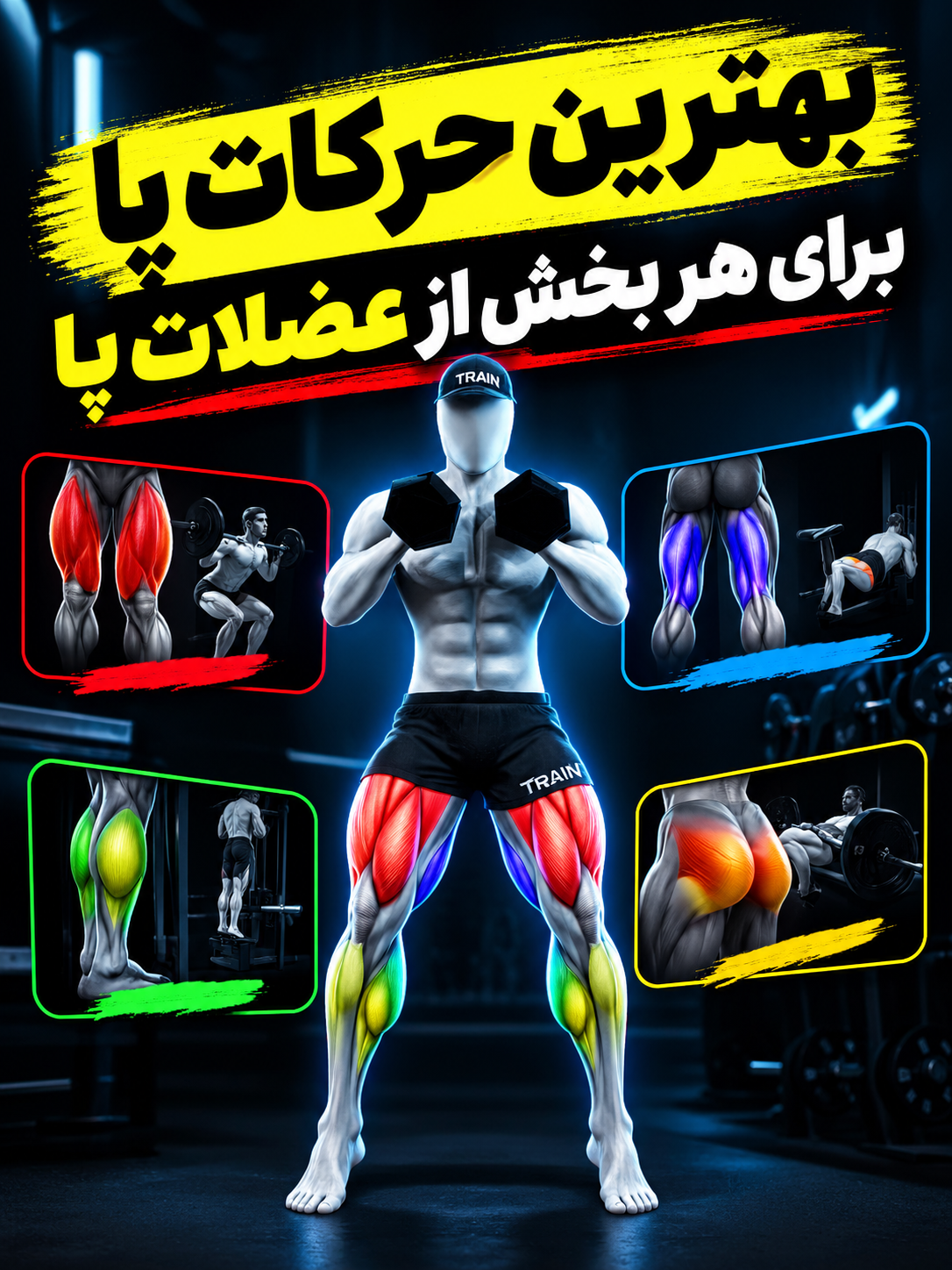 بهترین حرکات پا برای تقویت هر قسمت های مختلف با کامیاب نوروزیان 