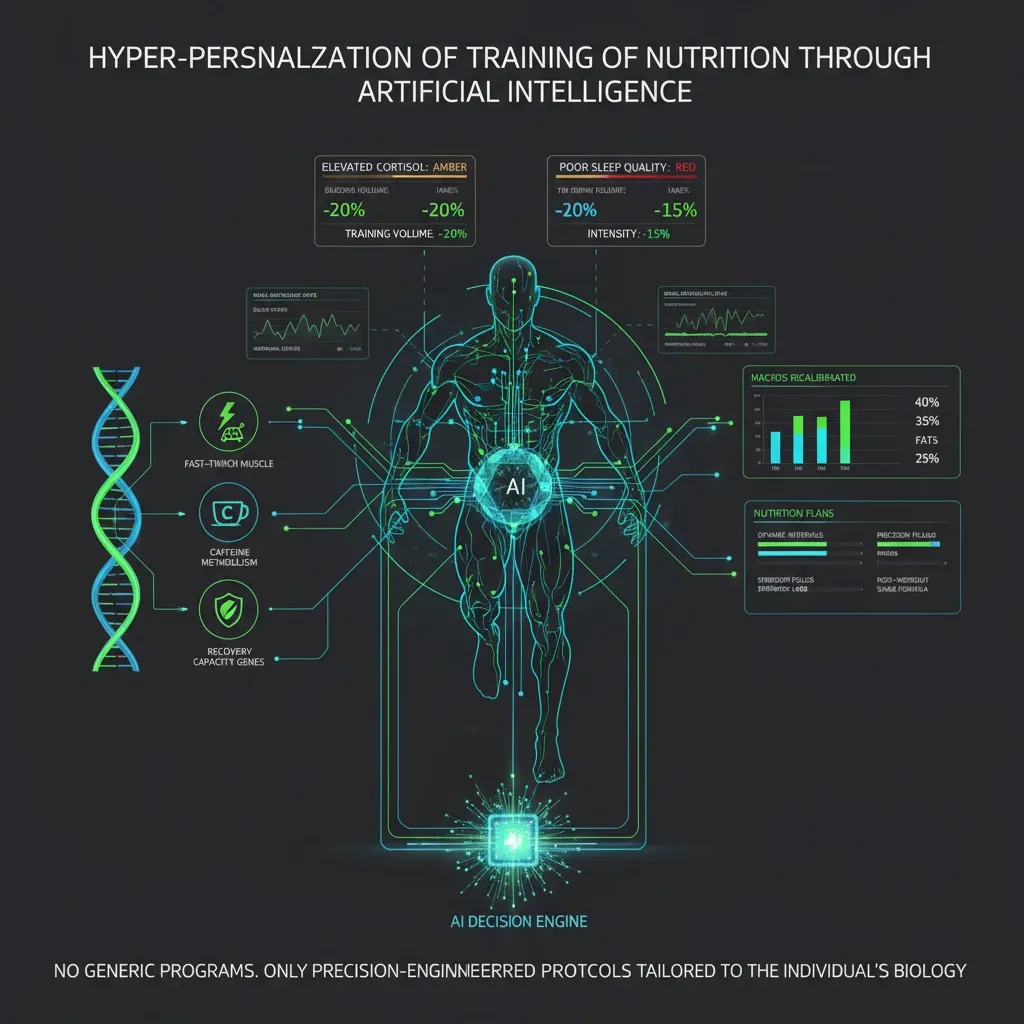 شخصیسازی فوقدقیق پروتکلهای تمرینی و تغذیهای (Hyper-Personalization)