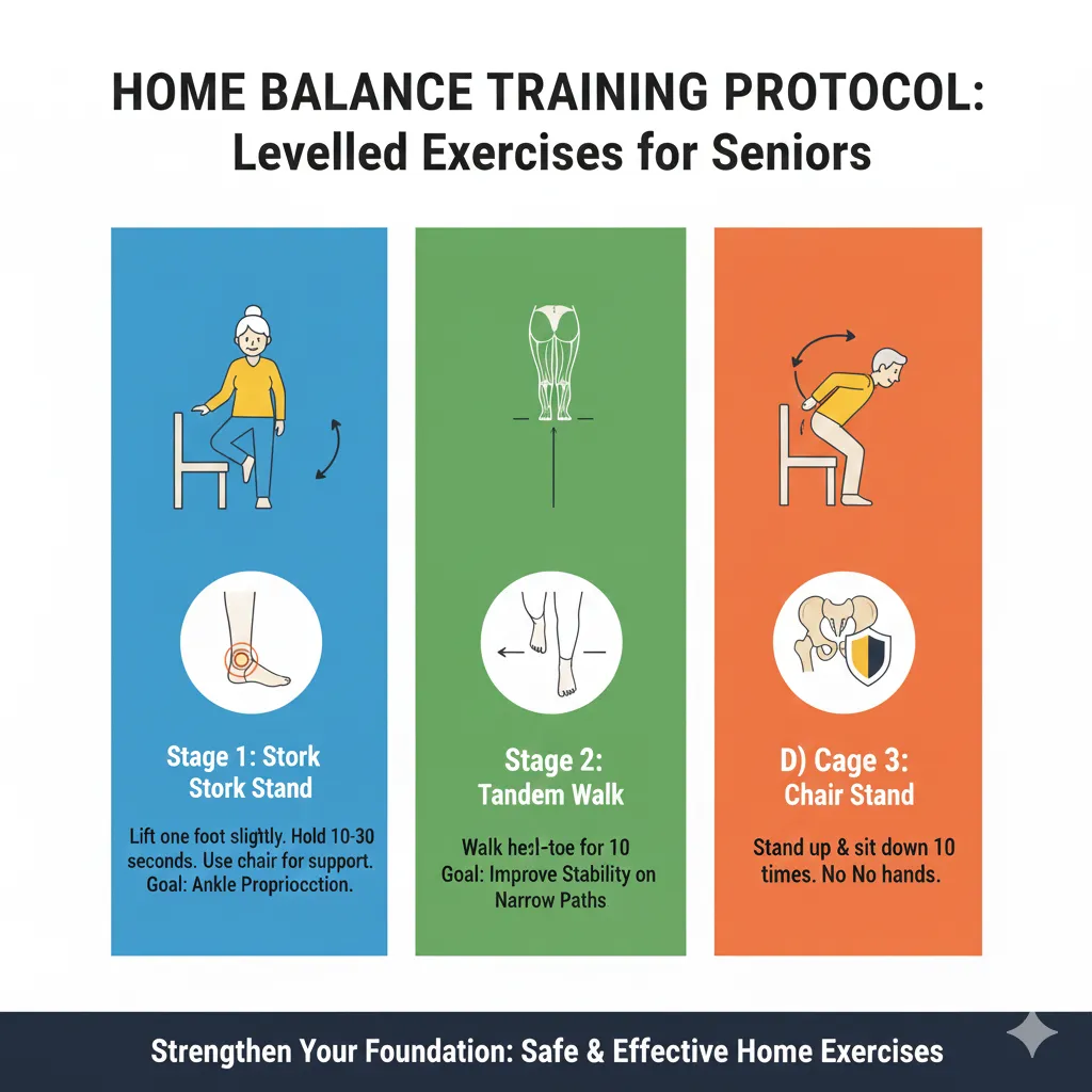 تمرینات تعادلی سالمندان؛ پیشگیری از شکستگی لگن و سقوط