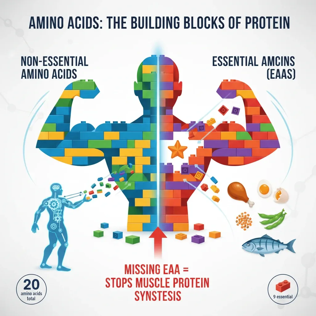 آمینو اسیدها بلوک های سازنده عضلات 