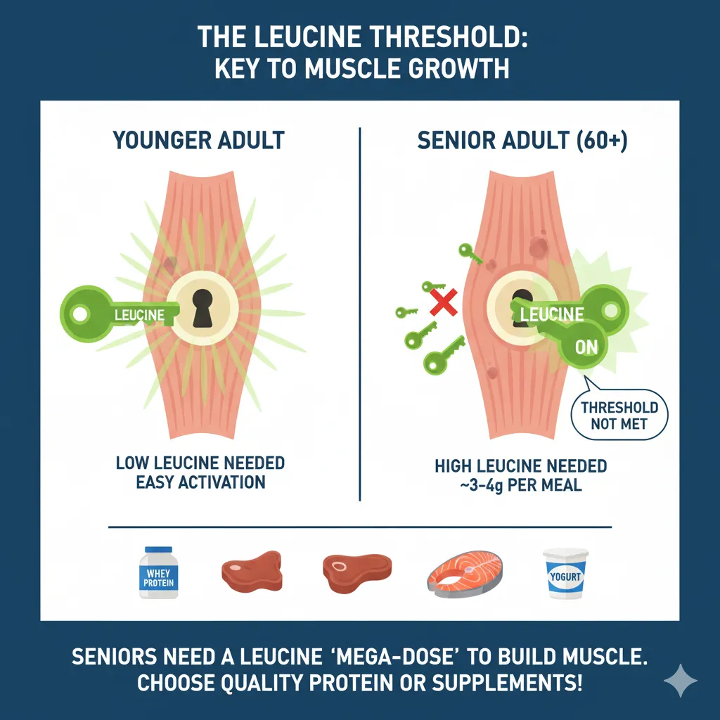 نقش حیاتی لوسین و مفهوم "آستانه لوسین" در تغذیه سالمندان