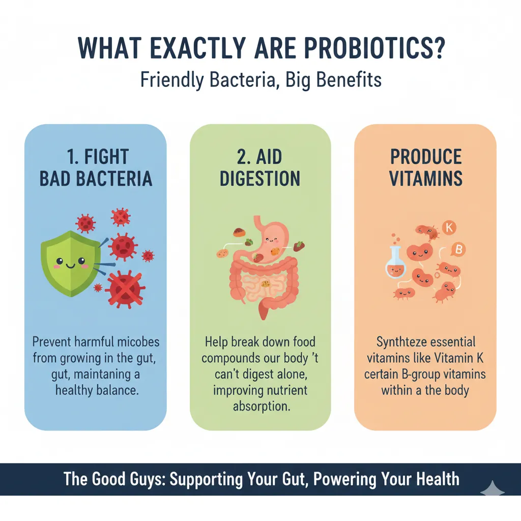 پروبیوتیک دقیقاً چیست؟ (تعریف به زبان ساده)