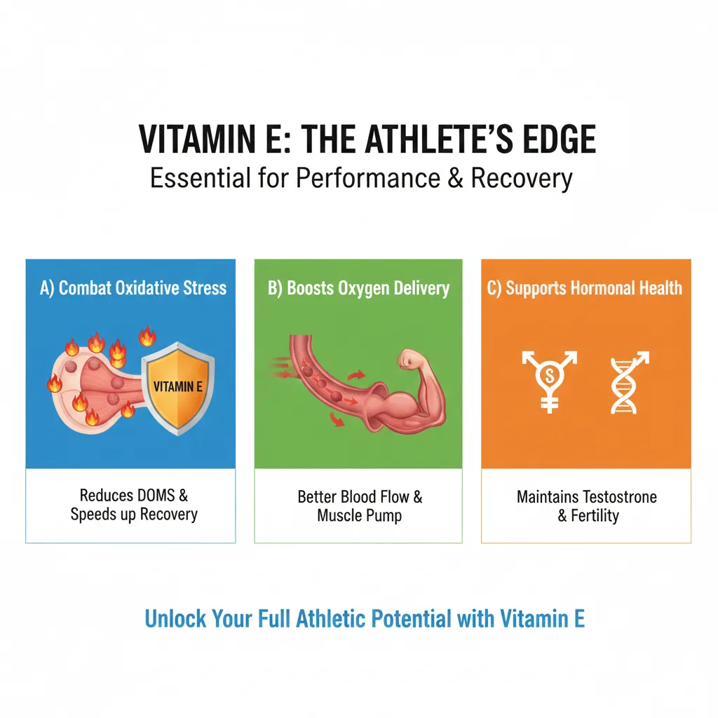 چرا ورزشکاران به ویتامین E نیاز حیاتی دارند؟