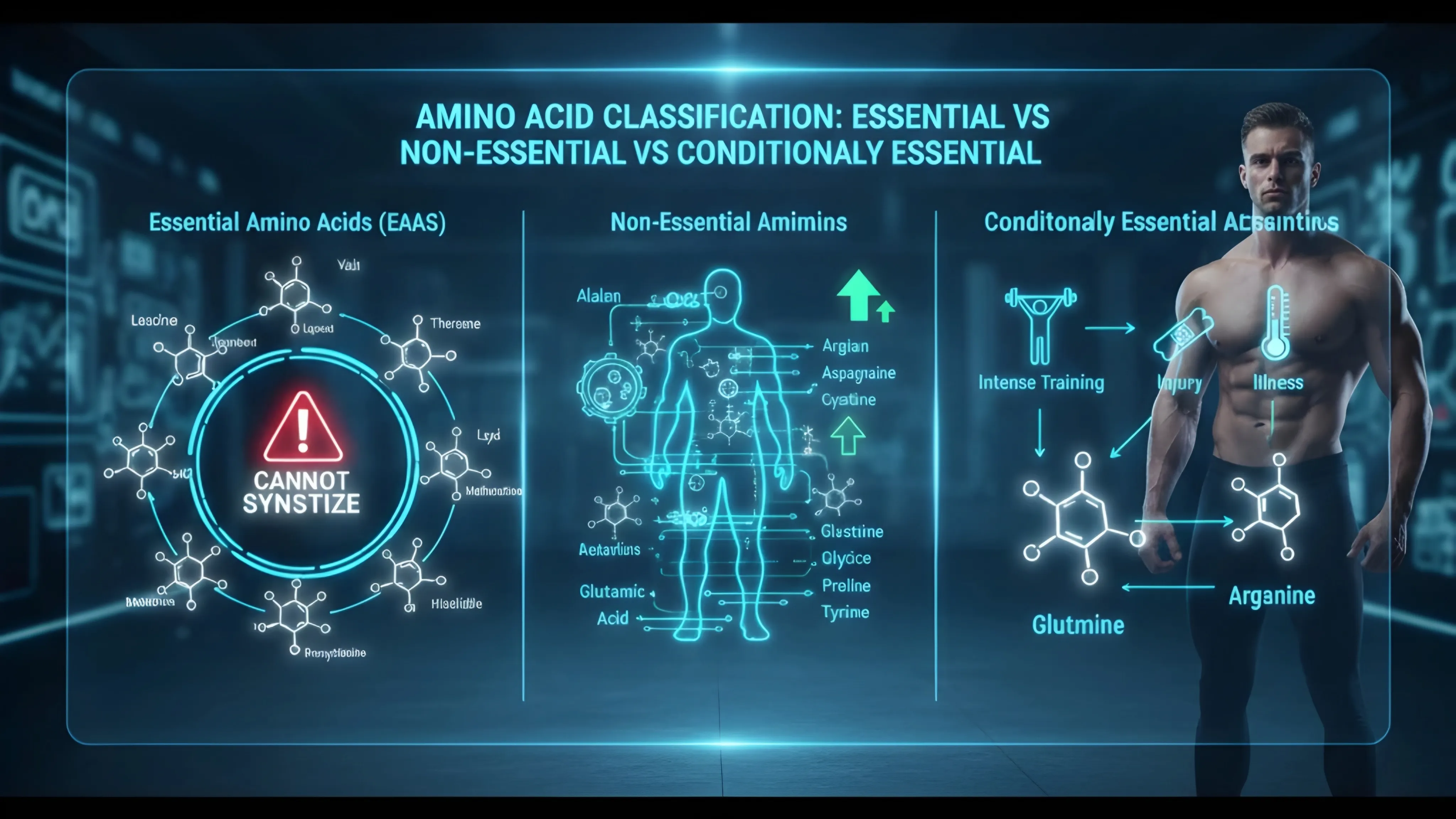 آمینو اسید چیست؟ | تفاوت آمینو اسیدهای ضروری (EAA) و BCAA در بدنسازی (۲۰۲۶)