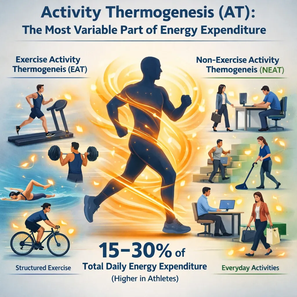 گرمازایی فعالیت (AT)؛ متغیرترین بخش معادله