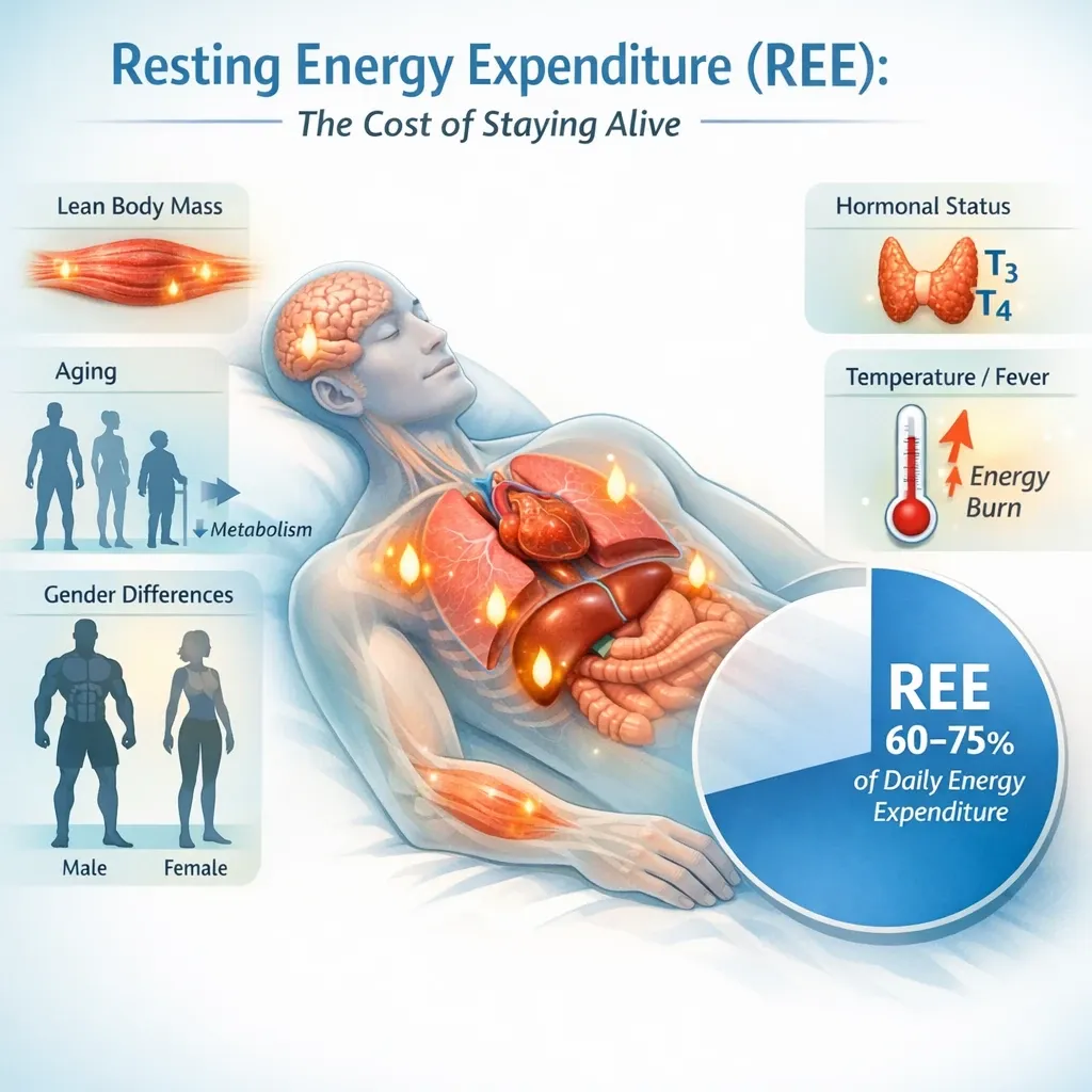 انرژی مصرفی استراحت (REE)؛ هزینه زنده ماندن