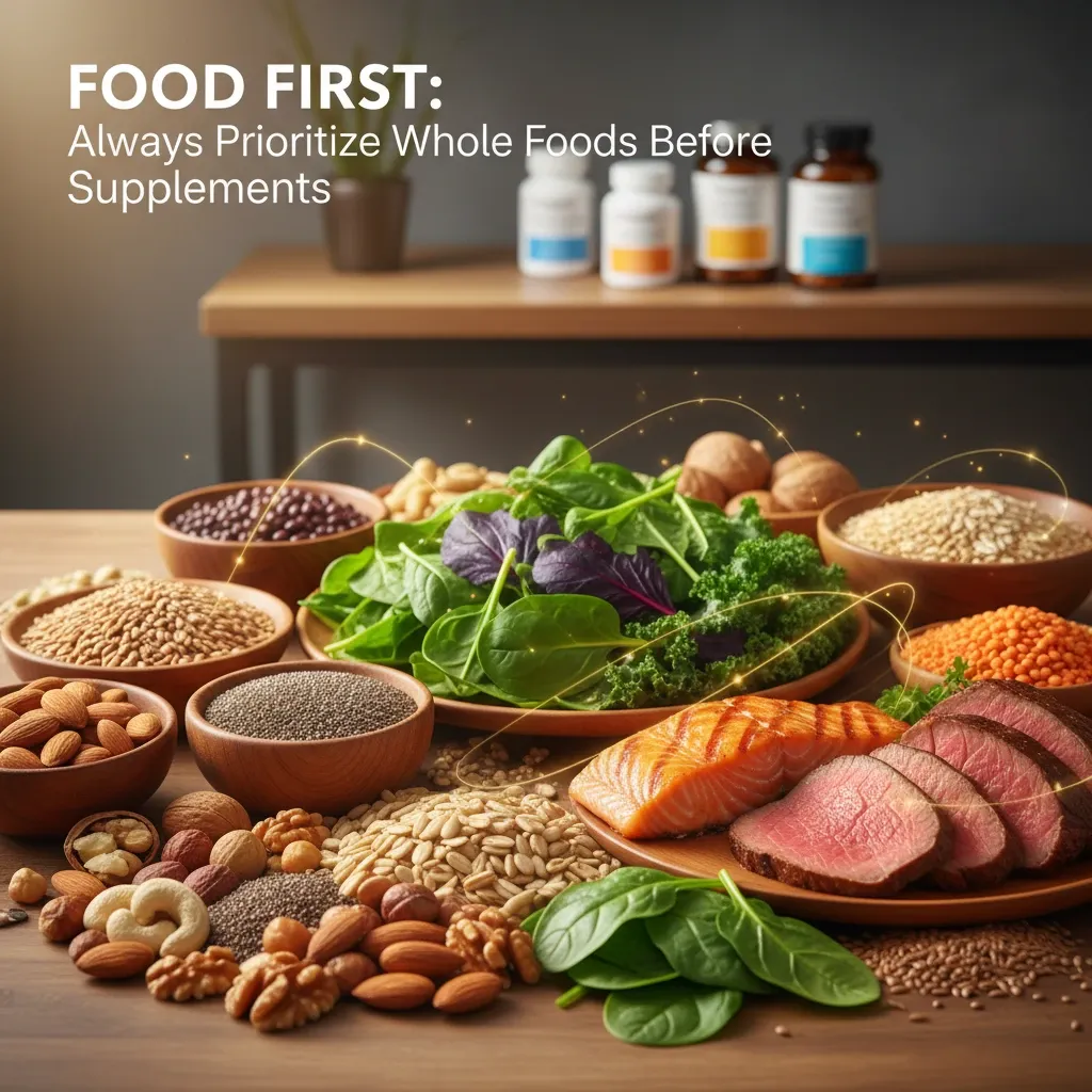 اصل همیشگی ما: اول غذا، بعد مکمل