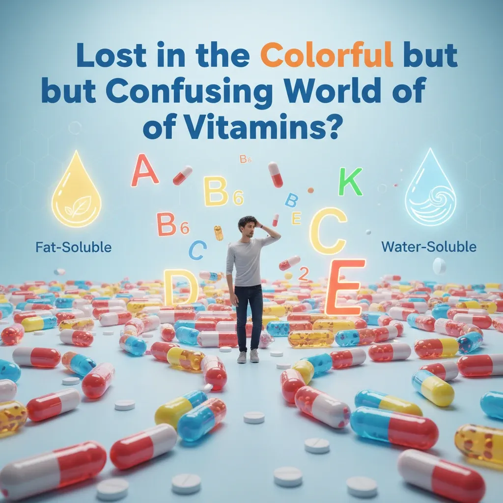 در دنیای رنگارنگ اما گیج‌کننده ویتامین‌ها گم شده‌اید؟