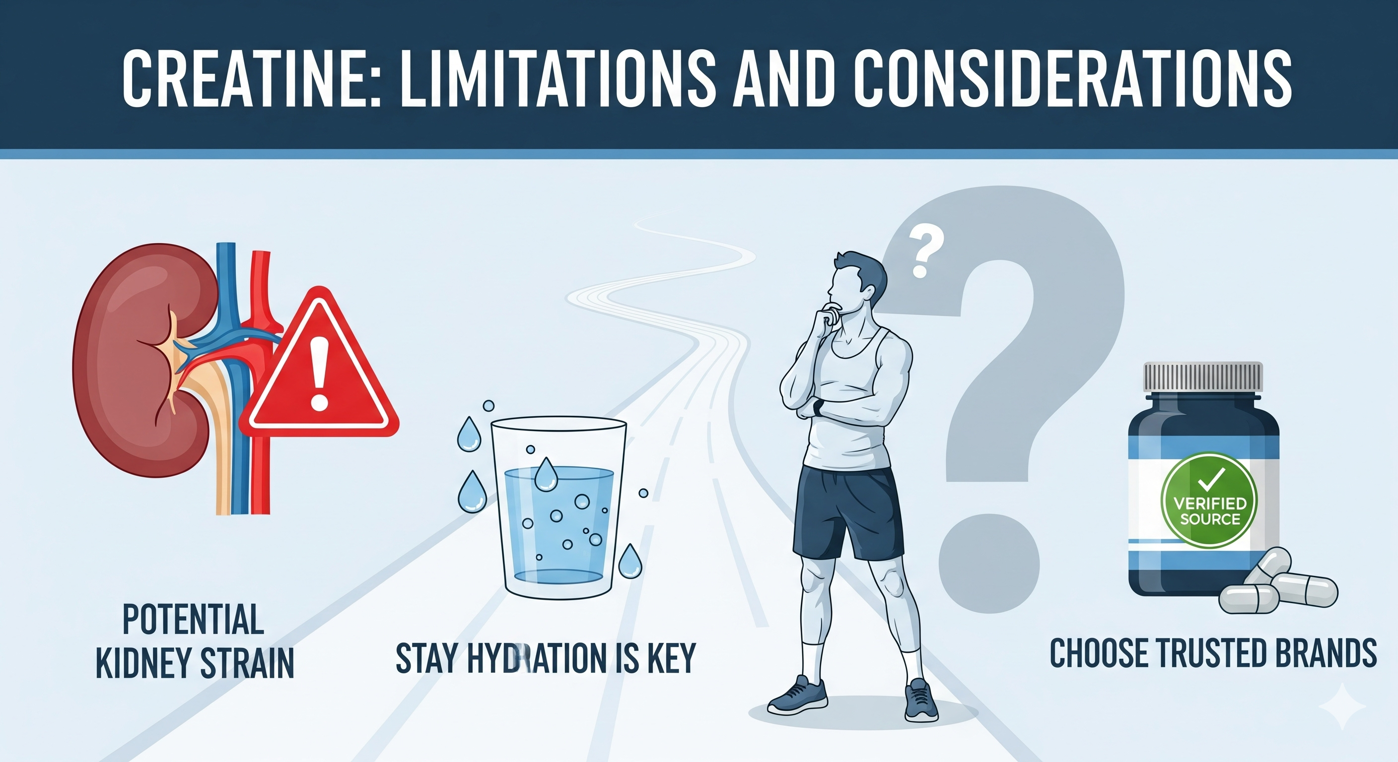 محدودیت ها و نکات مهم مصرف کراتین