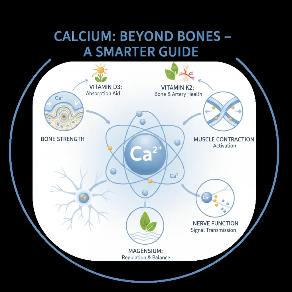 کلسیم: فراتر از استخوان؛ یک راهنمای هوشمندانه