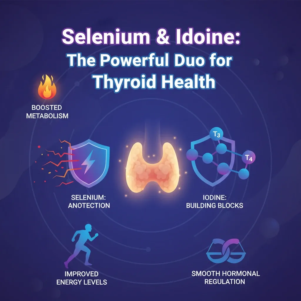 سلنیوم و ید: زوج قدرتمند برای سلامت تیروئید