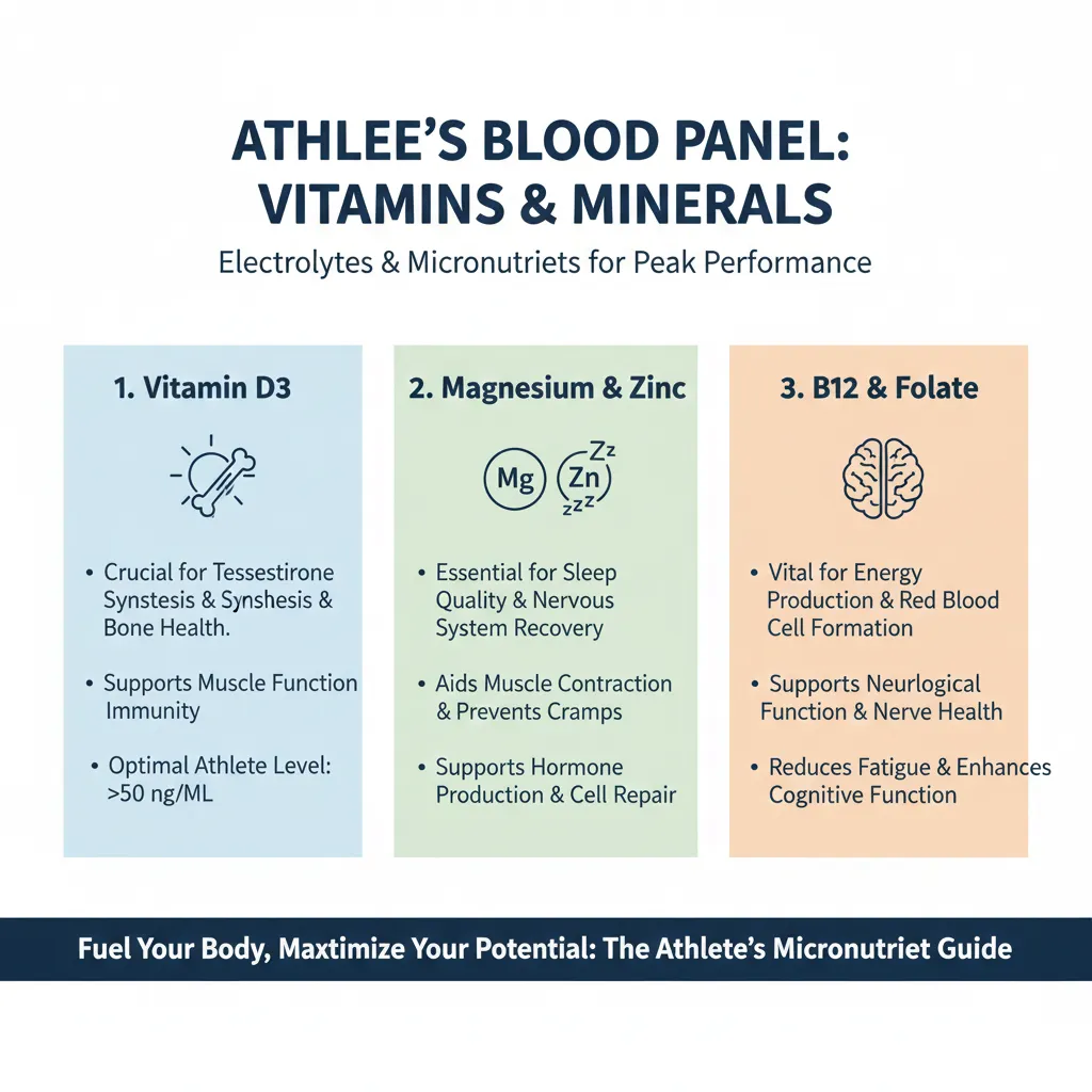 پنل ویتامین‌ها و مواد معدنی (الکترولیت‌ها)