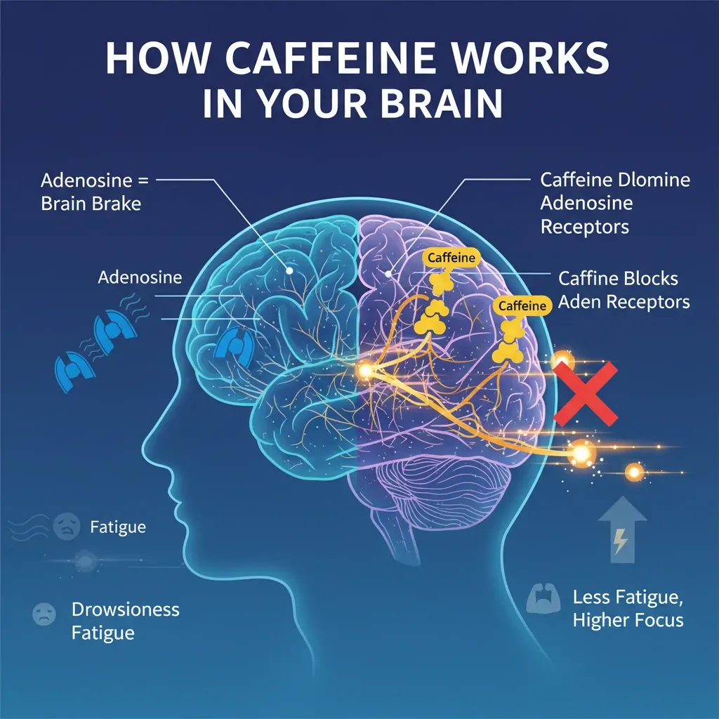 مکانیسم عمل: کافئین در مغز شما چه میکند؟