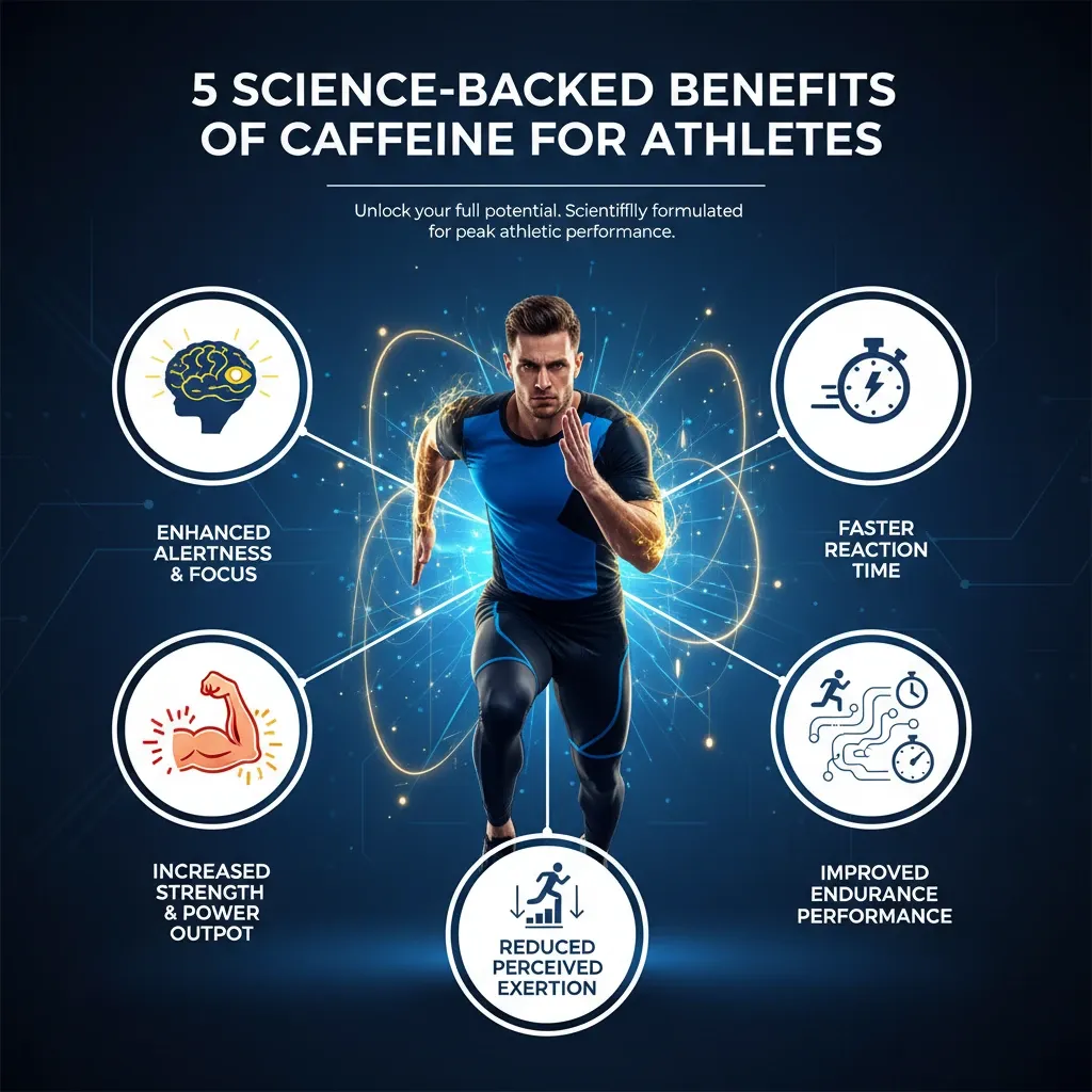 ۵ مزیت علمی اثبات شده کافئین برای ورزشکاران