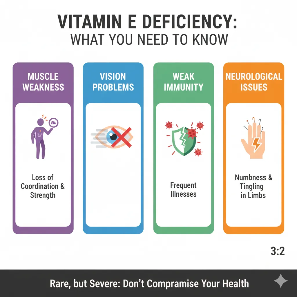 علائم کمبود ویتامین E