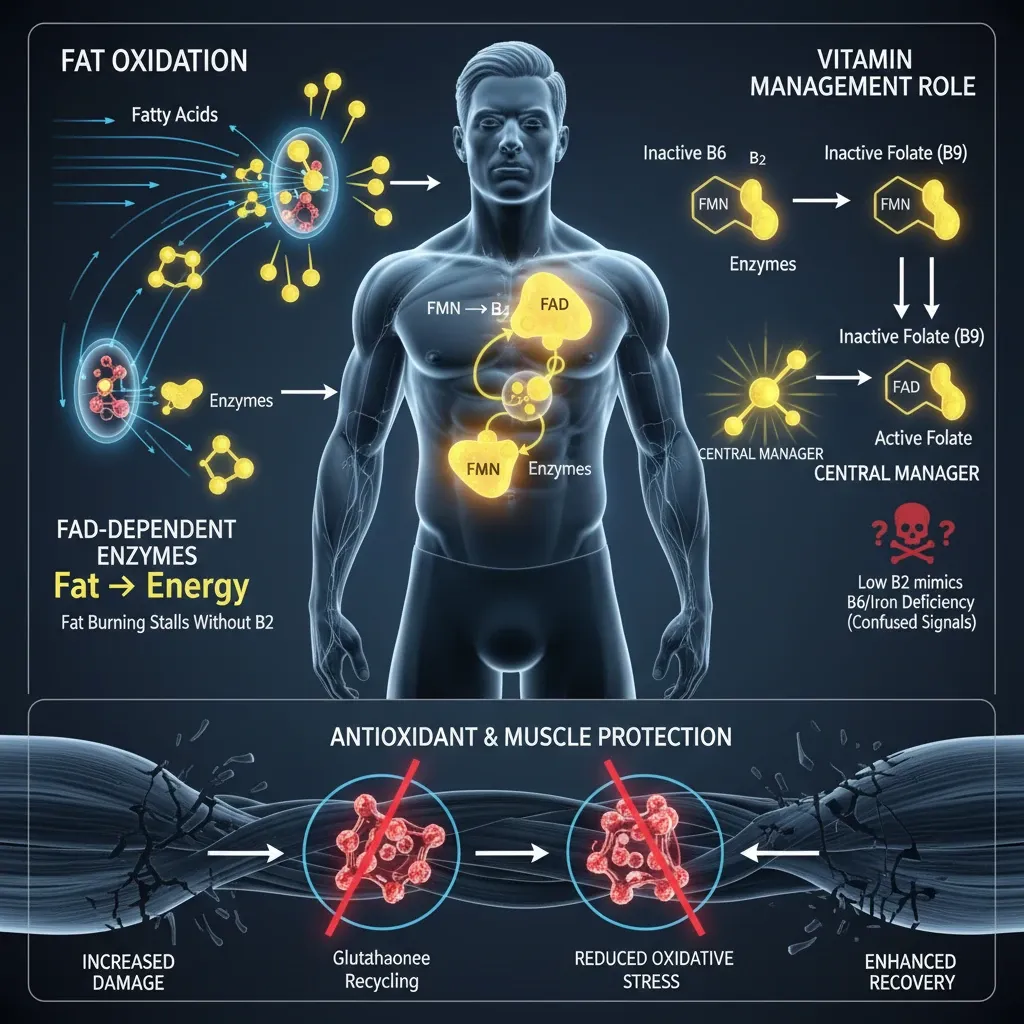 مکانیسم علمی: B2 در بدن چه می‌کند؟