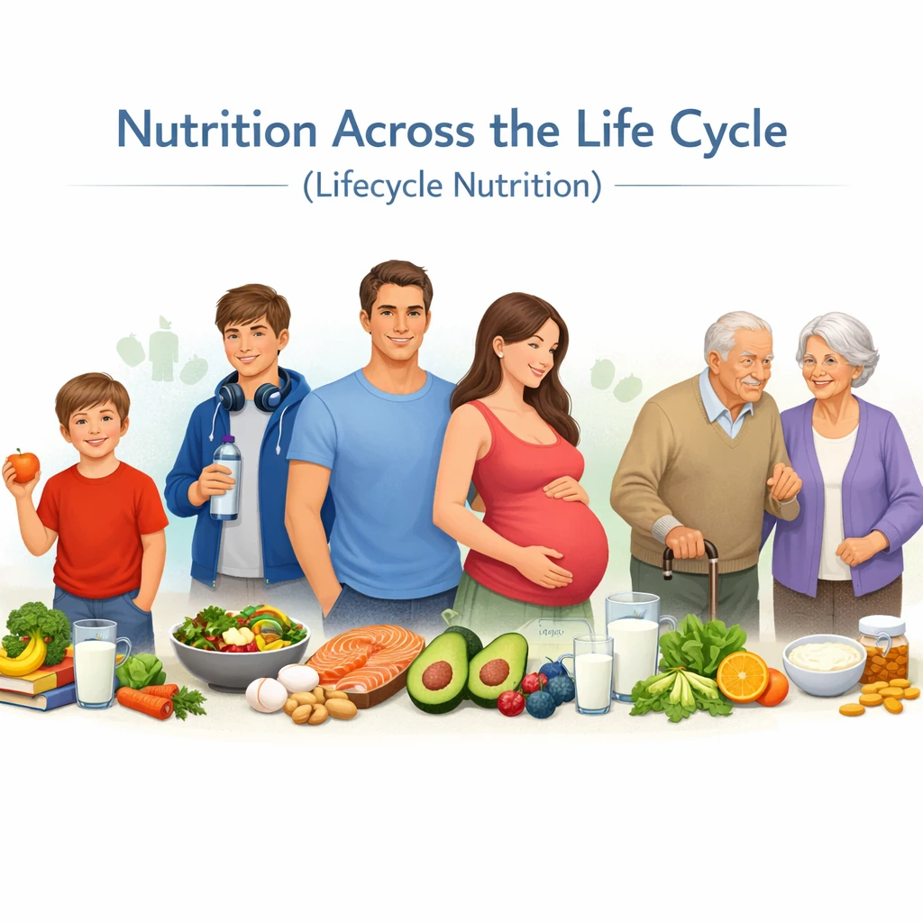 تغذیه در دوره های مختلف زندگی (Lifecycle Nutrition)