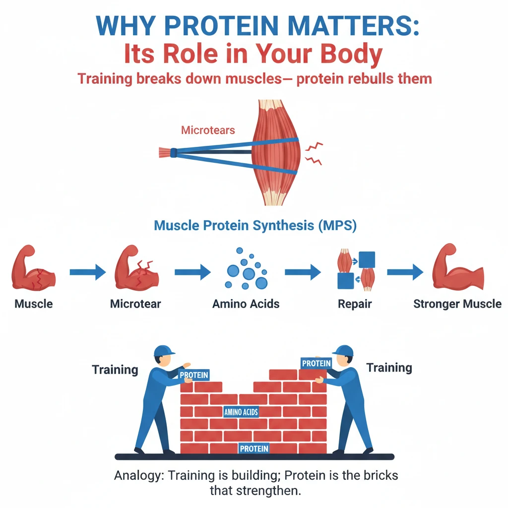 چرا پروتئین اینقدر مهم است؟ نقش آن در بدن شما
