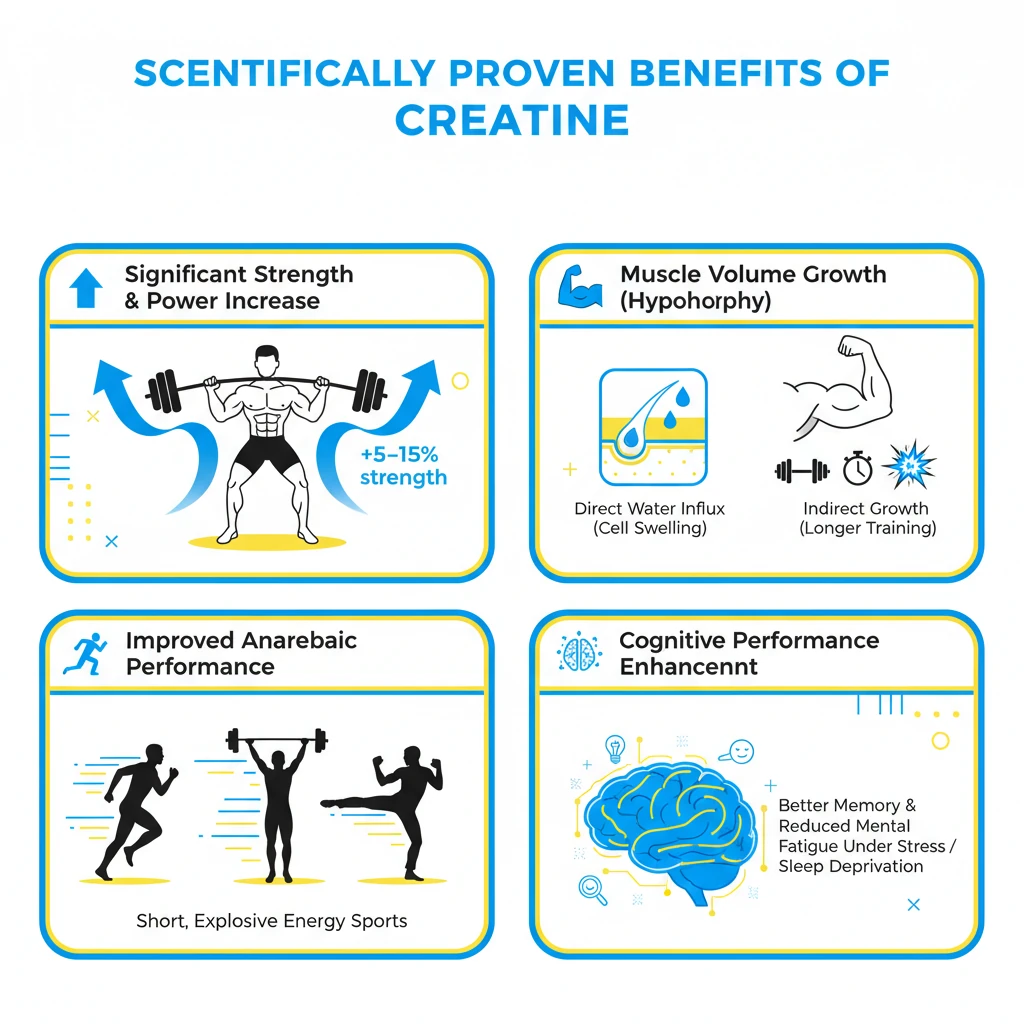 فواید اثبات شده علمی کراتین