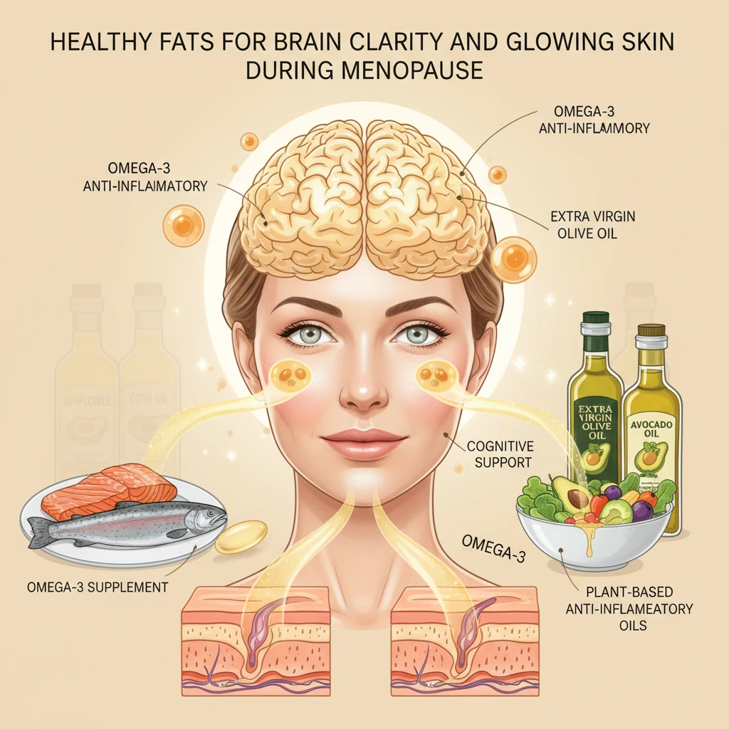چربی‌های سالم برای سلامت مغز و پوست در زنان بالای 50 سال