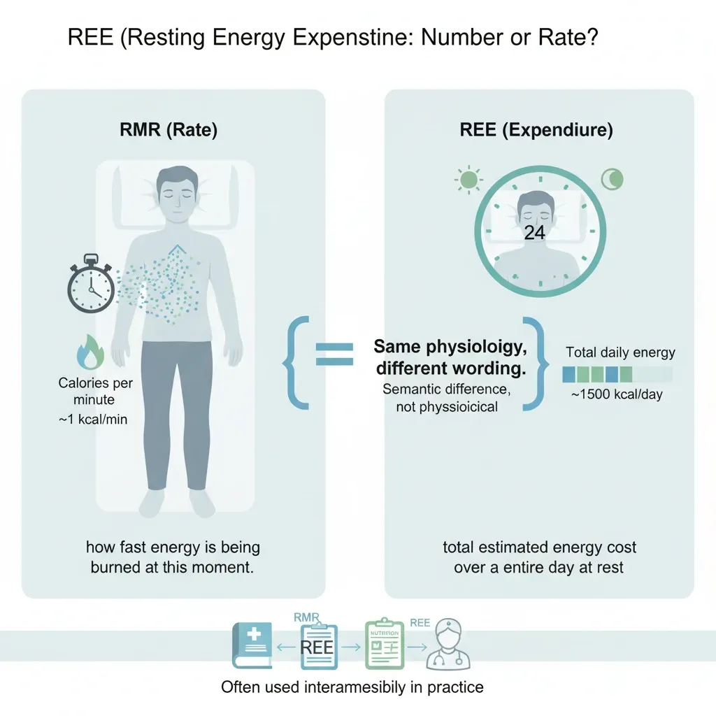 REE (Resting Energy Expenditure): عدد یا نرخ؟