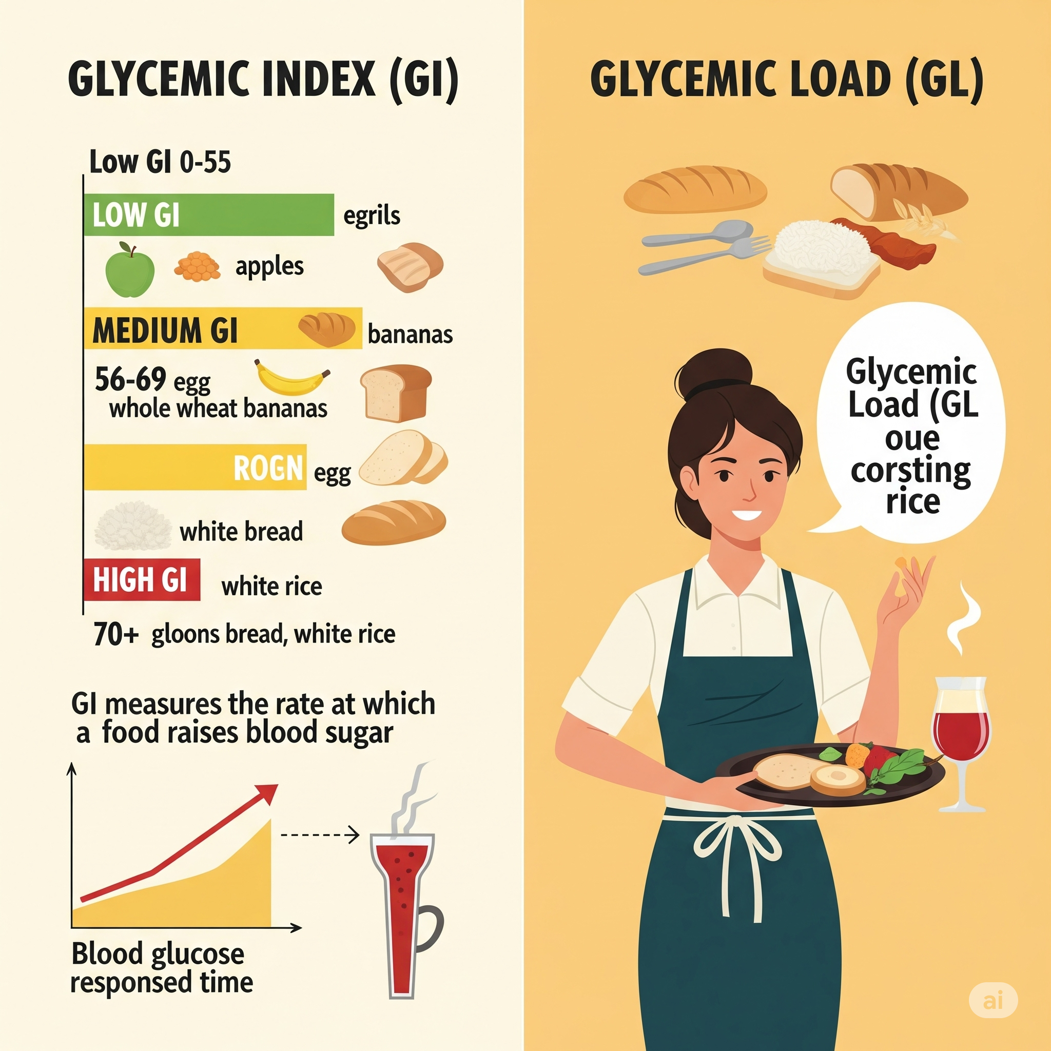 شاخص گلیسمی (GI) و بار گلیسمی (GL) در رادیو تغذیه