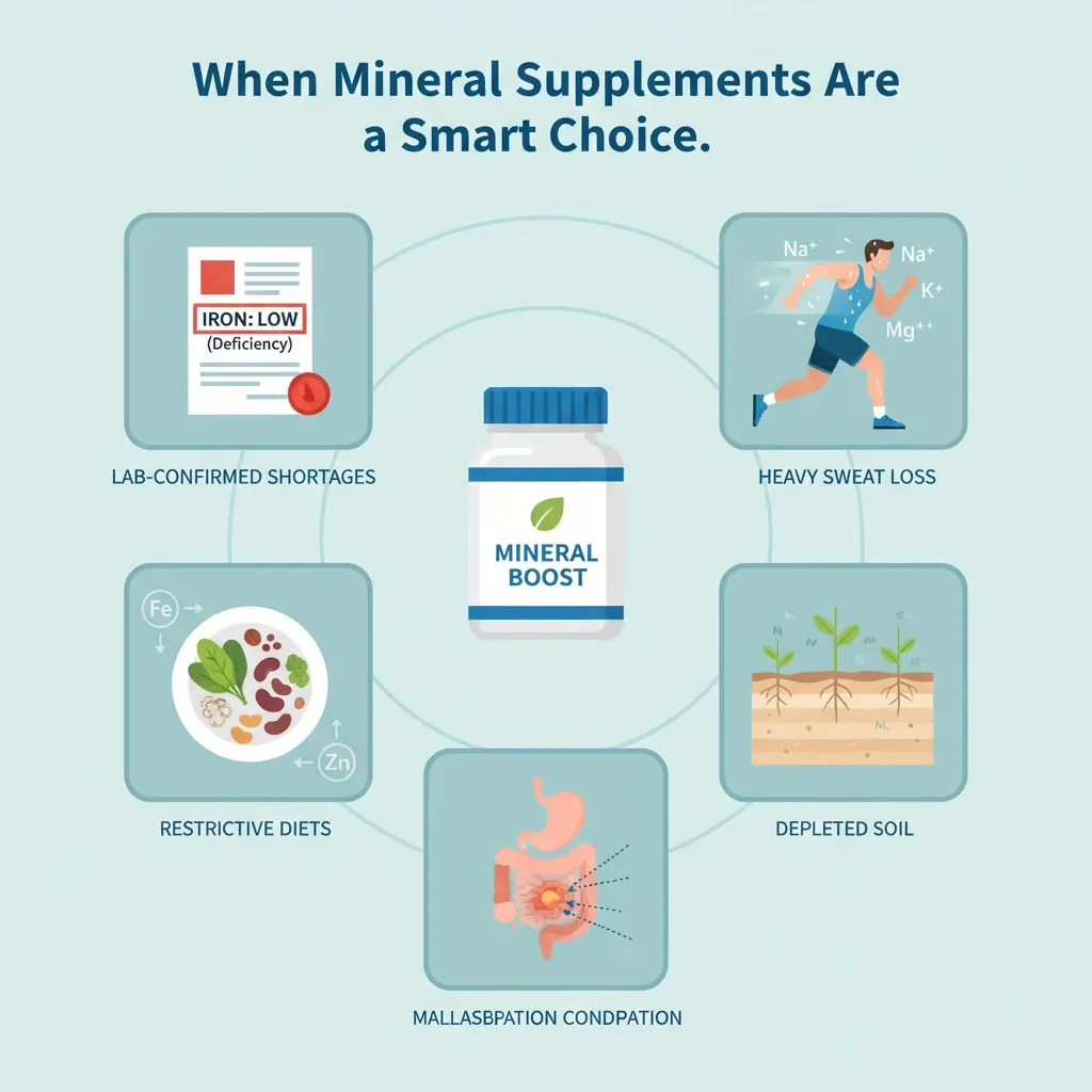 چه زمانی مصرف مکمل مواد معدنی یک انتخاب هوشمندانه است؟