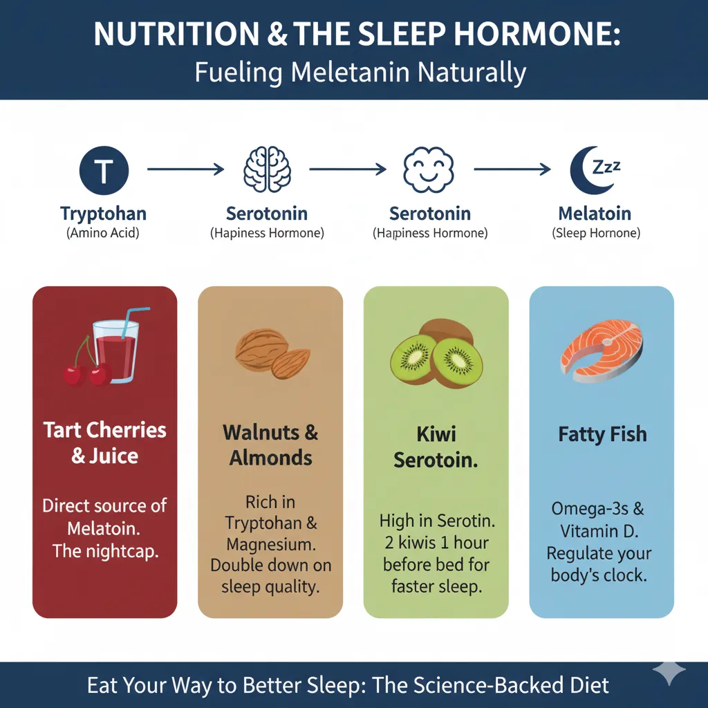 ارتباط مستقیم تغذیه با هورمون خواب