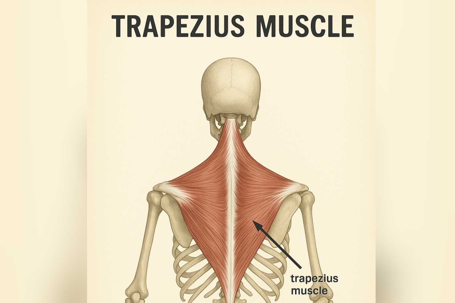 عضله ذوزنقه ای (Trapezius Muscle)