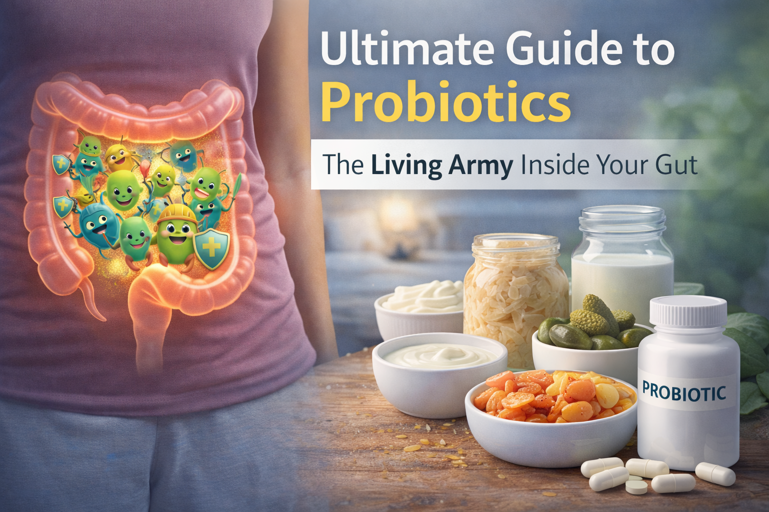 راهنمای جامع پروبیوتیک‌ها؛ ارتش زنده درون روده شما
