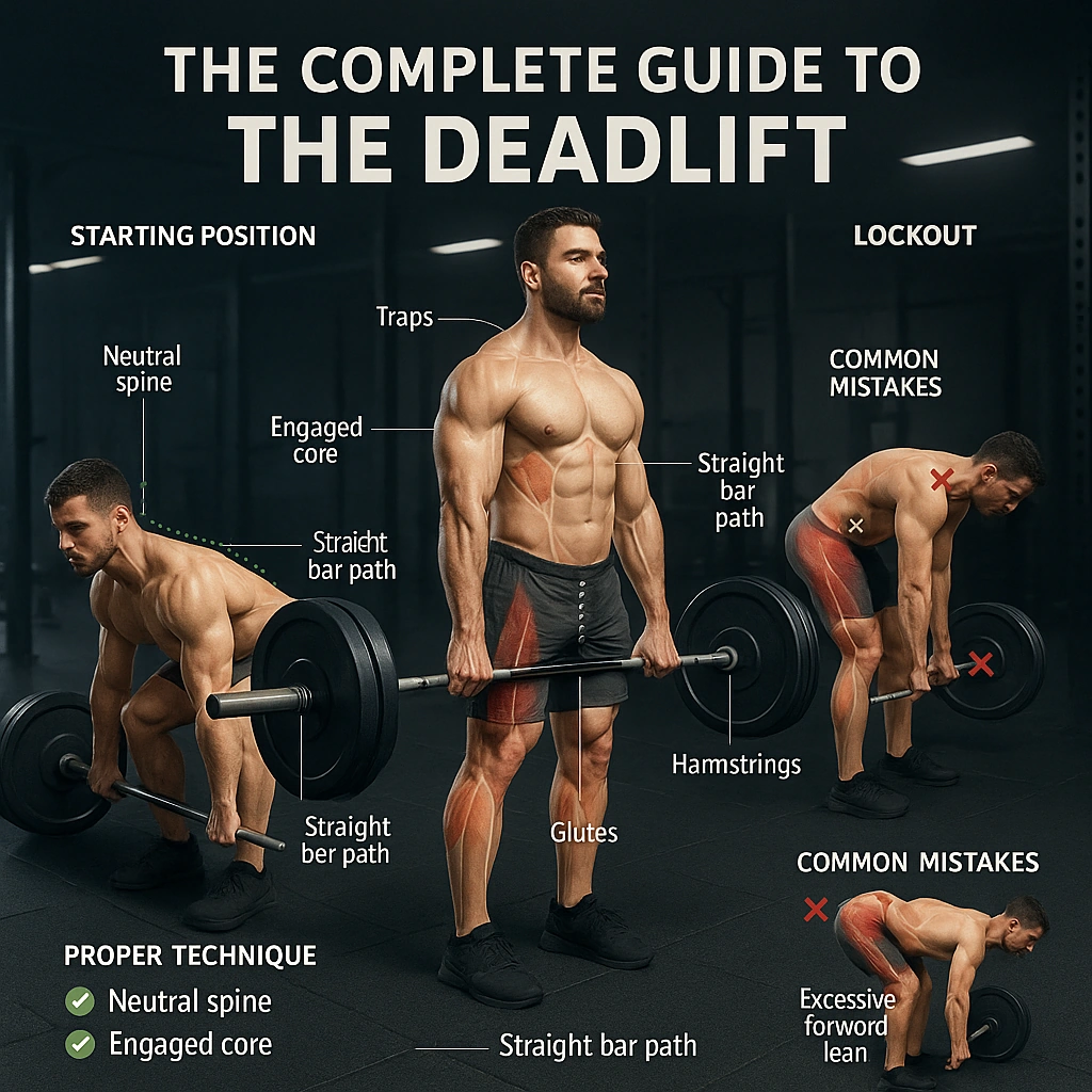 راهنمای کامل انجام حرکت ددلیفت: تکنیک، اشتباهات و فواید | کامیاب نوروزیان