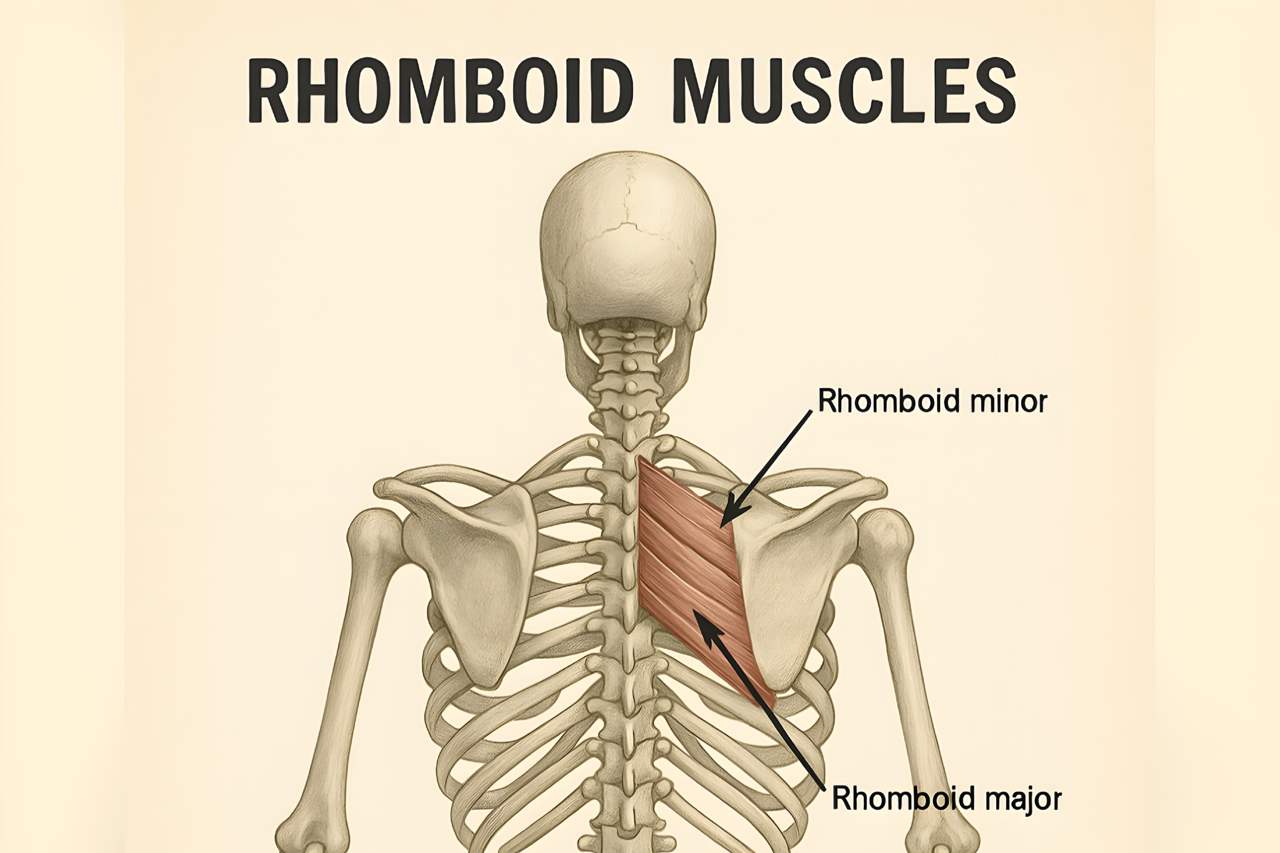 عضلات متوازی الاضلاع (Rhomboid Muscles)