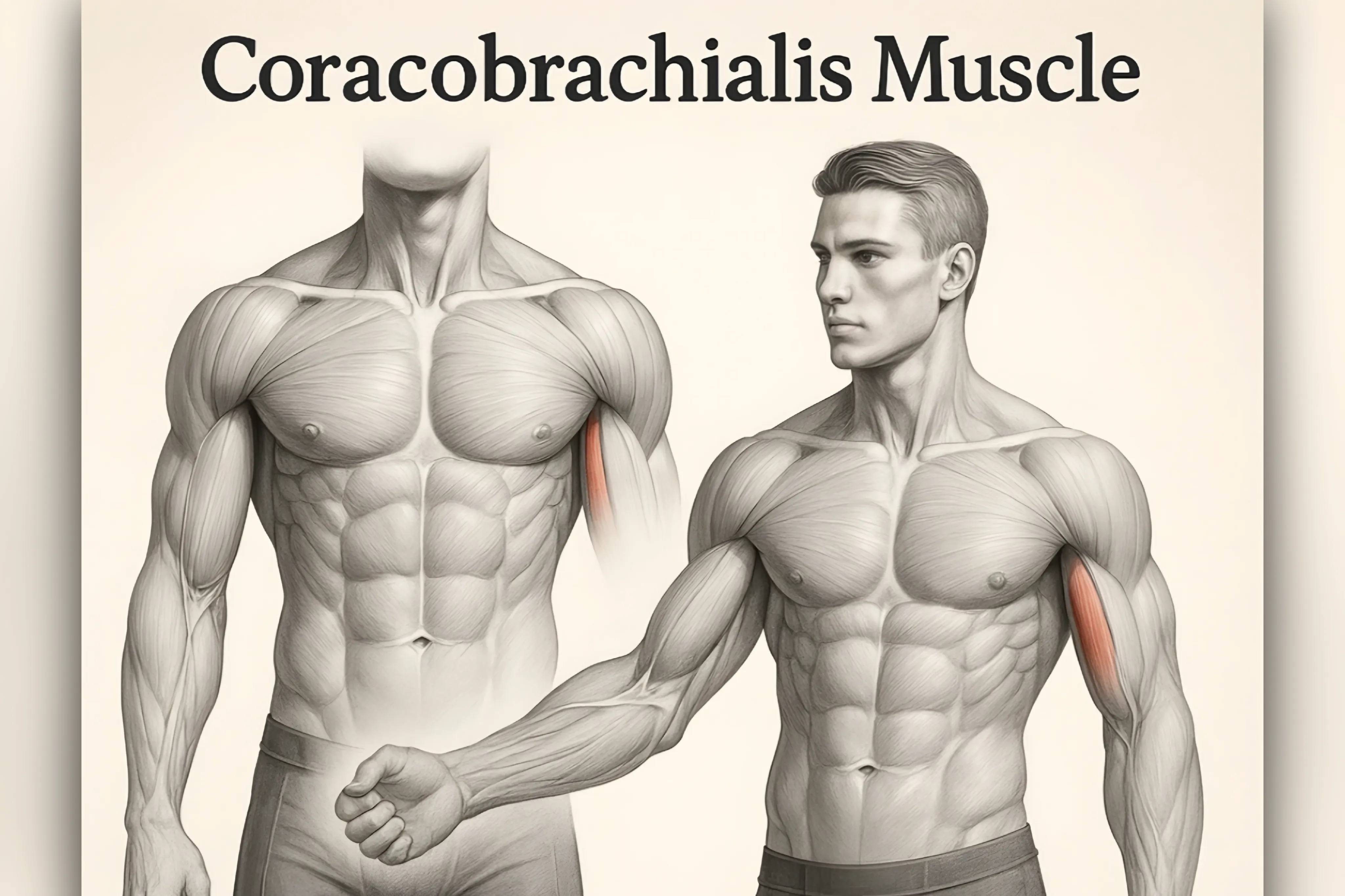 عضله غرابی بازویی (Coracobrachialis Muscle)
