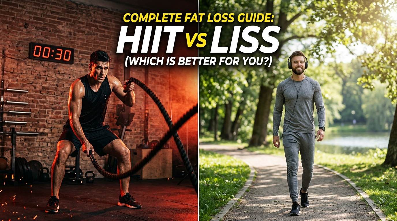 راهنمای جامع چربی‌سوزی: HIIT در برابر LISS (کدام یک برای شما بهتر است؟)