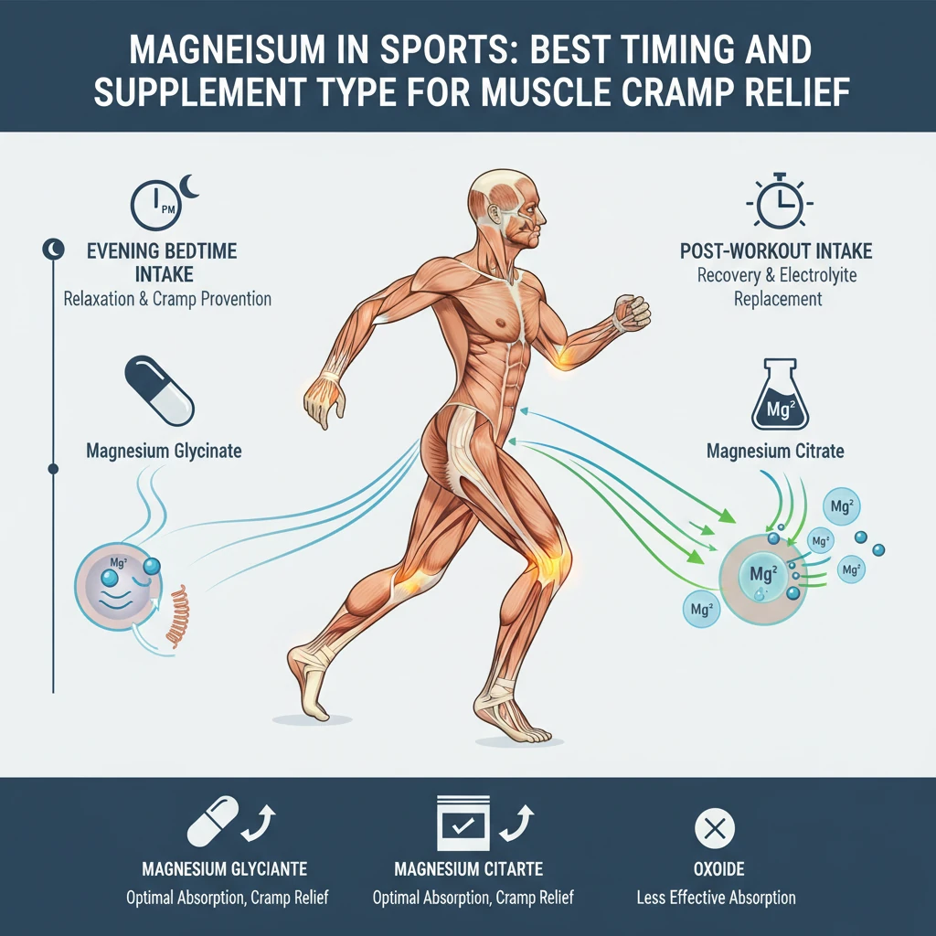 منیزیم در ورزش | بهترین زمان مصرف و نوع مکمل برای رفع گرفتگی عضله