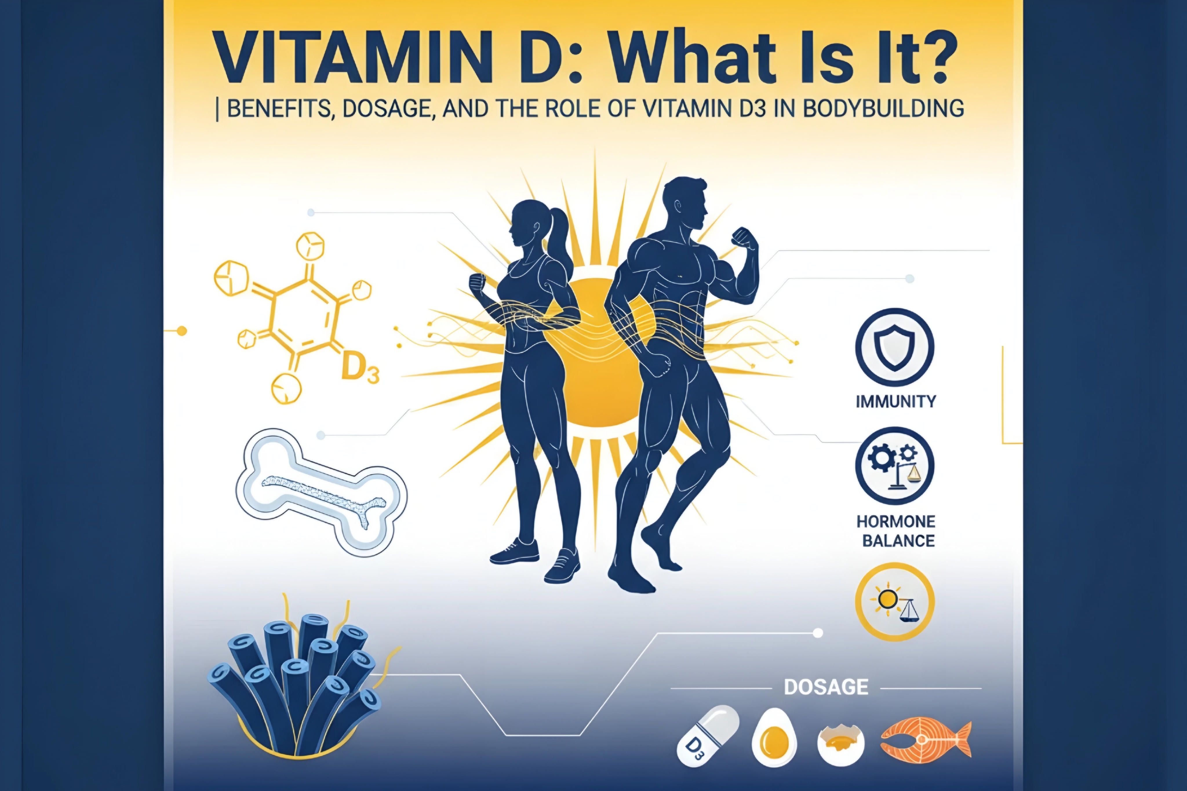 ویتامین D چیست؟ | خواص، دوز مصرف و نقش ویتامین D3 در بدنسازی (آپدیت ۲۰۲6)