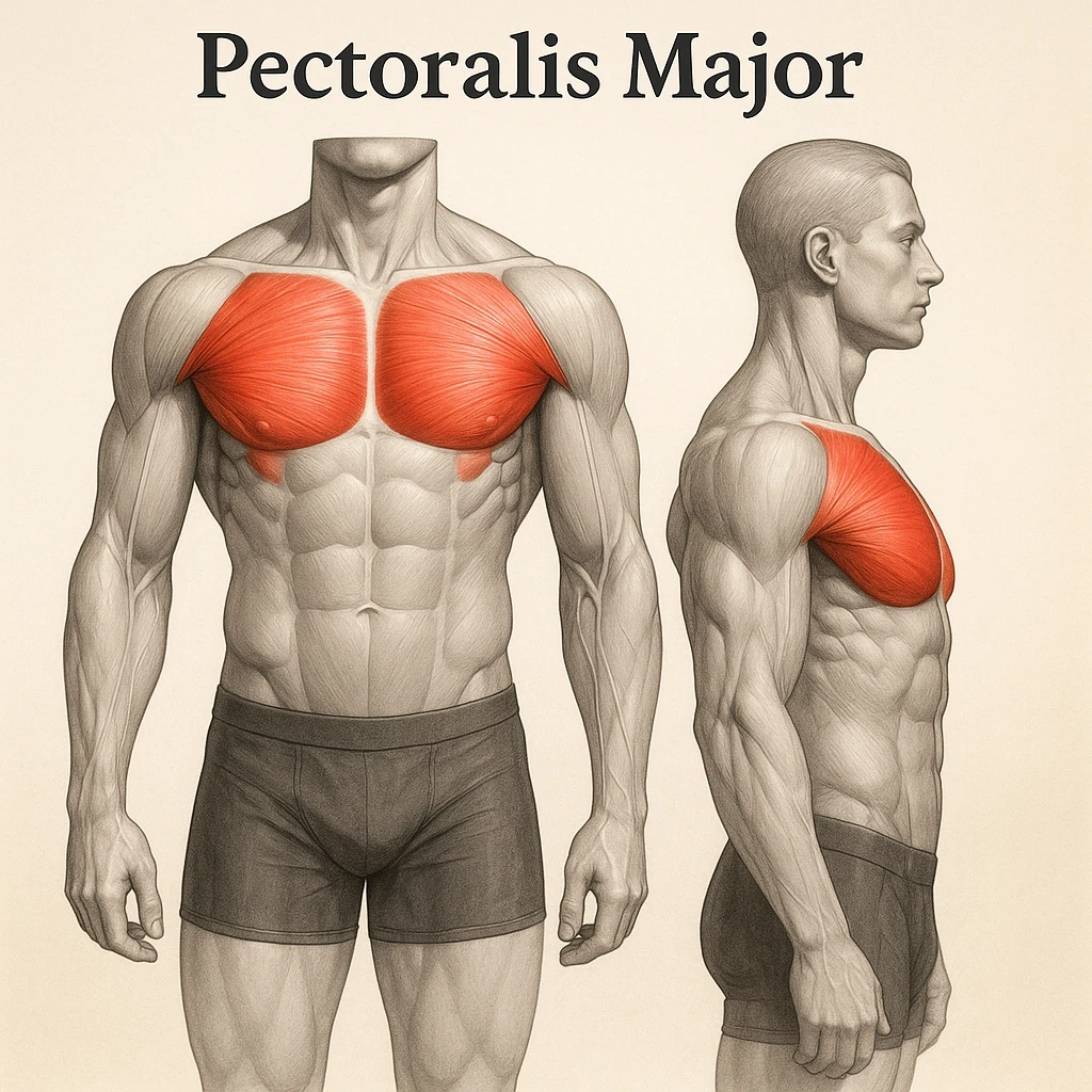 عضله سینه‌ای بزرگ (Pectoralis Major)