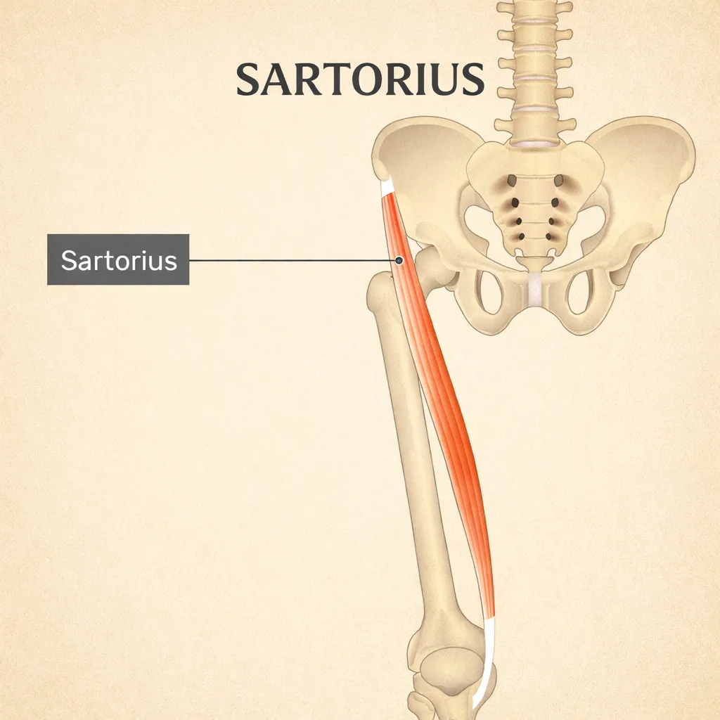 عضله خیاطه (Sartorius Muscle)